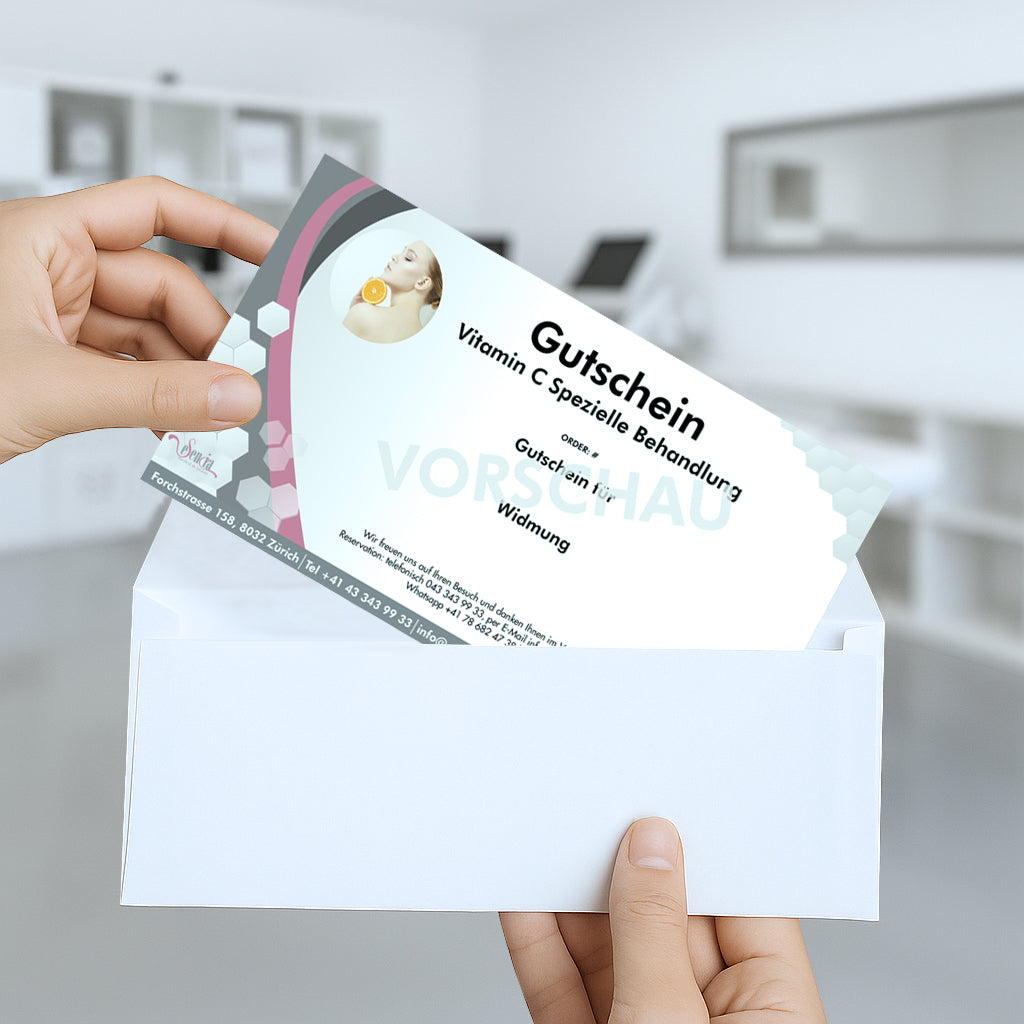 Gutschein Vitamin C spezielle Behandlung
