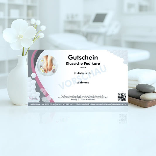 Gutschein Klassische Pediküre