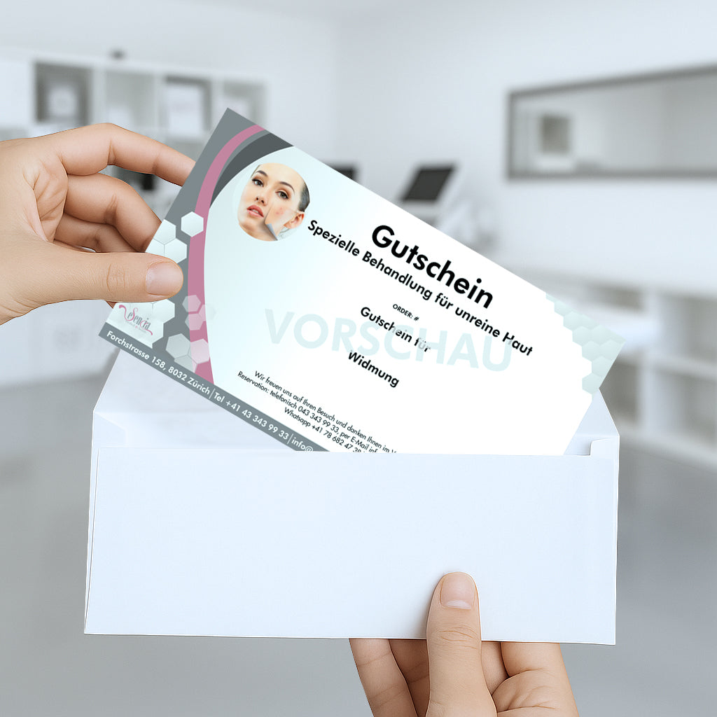Gutschein Spezielle Behandlung für unreine Haut