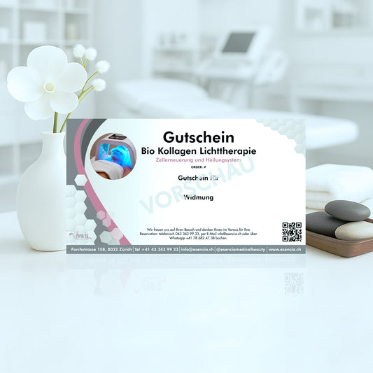 Gutschein Bio Kollagen Lichttherapie