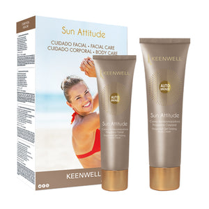 "SUN ATTITUDE PACKS" SELF- TANNING FACIAL CREAM + SELF- TANNING BODY CREAM